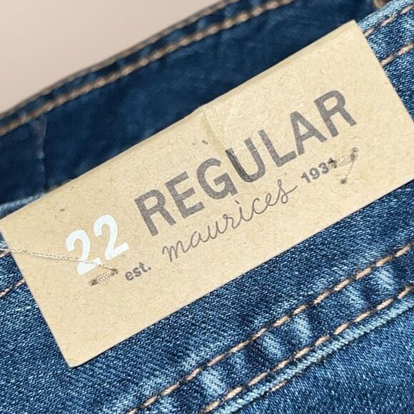 NWT Plus Size Maurices High Rise Flare Jeans Size 22 Regular 44x33 # 94 - Picture 4 of 7